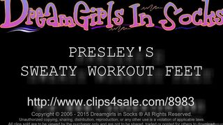 Dreamgirls In Socks - Presleys Sweaty Workout Feet