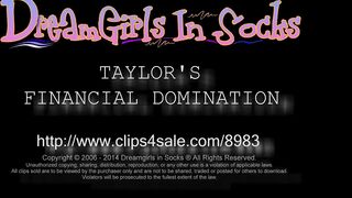 Dreamgirls In Socks - Taylors Financial Domination