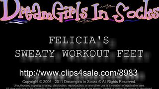 Dreamgirls In Socks - Felicias Sweaty Workout Feet