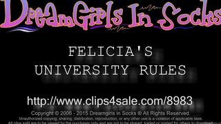 Dreamgirls In Socks - Felicias University Rules