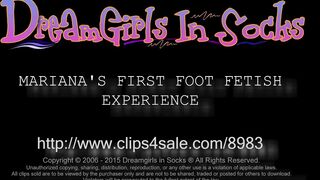 Dreamgirls In Socks - Marianas First Foot Fetish Experience