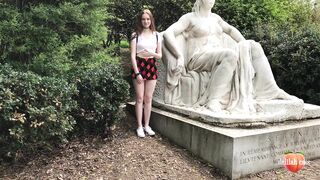 Delilah Cass - Masturbating On A Bench In Dc