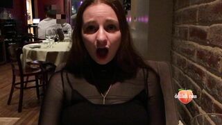 Delilah Cass - Public Masturbation In Fancy Restaurant