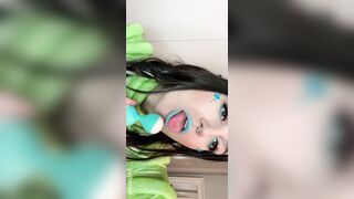 JustViolet - Alien Plays With And Inserts Her Antenna
