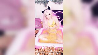 Belle Delphine   03 07 2020 Pikachu and Eggs (12)