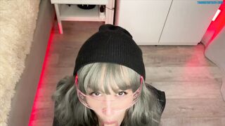 Trisha Moon - Cyberpunk Submissive Netrunner POV