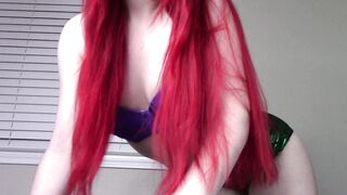 MissPrincessKay - Little Mermaid Ariel Hair Job Video