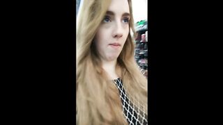 MissPrincessKay - Risky Adventure Into Walmart Public Flashing And Masturbating