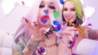 Purple Bitch - Sex Lesbian Party With Purple Bitch