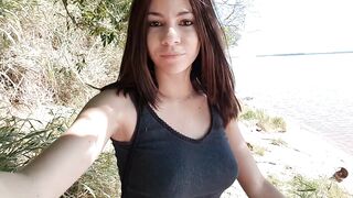misssweetteen - Double Penetration By The River Public