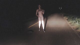 misssweetteen - Masturbation On The Night Street