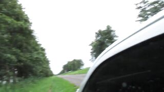 misssweetteen - Masturbation On The Road With Rain