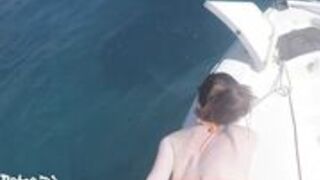 Gail Bates - Holiday Public Sex On Boat With Creampie