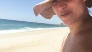 Alyssa Reece - Public Nipple Orgasm On Caribbean Beach