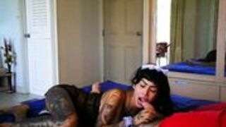 InkedMonster - Asian Babe Fucked And Cummed On