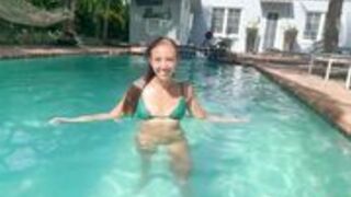 BrandiBraids - Brandibraids Sucks And Fucks Her MiamiBeach PoolBoy