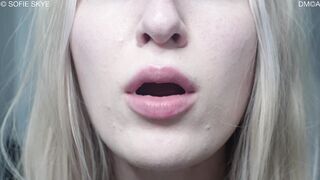 Sofie Skye - Square Lip Fetish Kissing German JOI